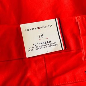 Tommy Hilfiger Red Women's Bermuda Shorts